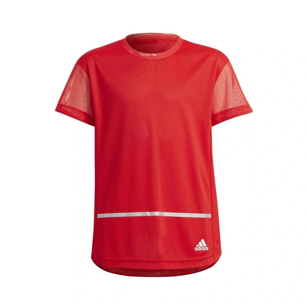 Adidas Red Heat RDY PrimeGreen Girls Tshirt NEW M